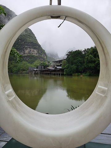 "倒影景色很不错！出去就是我们买票的地方_明仕田园"的评论图片