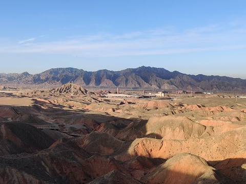 张掖七彩丹霞旅游景区旅游景点攻略图