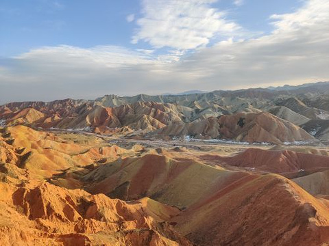 张掖七彩丹霞旅游景区旅游景点攻略图