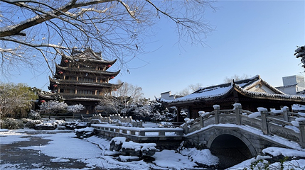 橘子洲江天暮雪实景剧场第 12 张图片