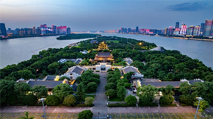 橘子洲江天暮雪实景剧场第 9 张图片