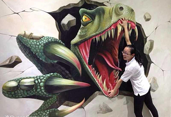 全国3D魔幻艺术巡展启东站第 2 张图片