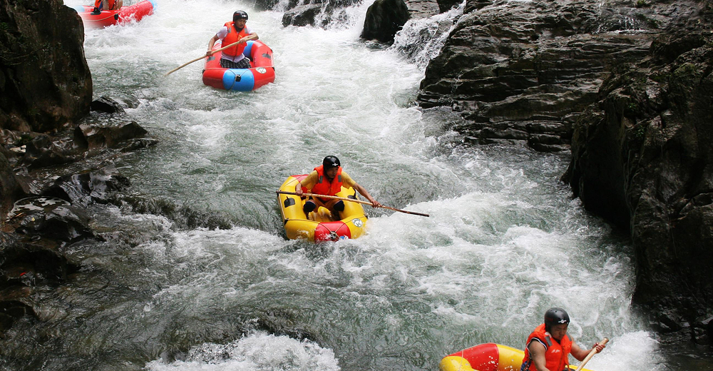 高过河漂流成人门票 景区内往返观光车票
