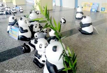 河南省体中心熊猫艺术展第 5 张图片