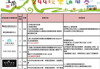 宜兰299玩乐通用券第 3 张图片