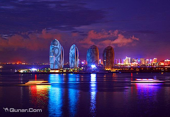 夜游三亚湾第 21 张图片