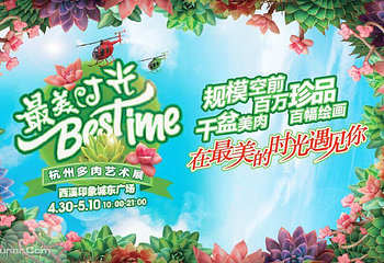 杭州多肉艺术展第 1 张图片