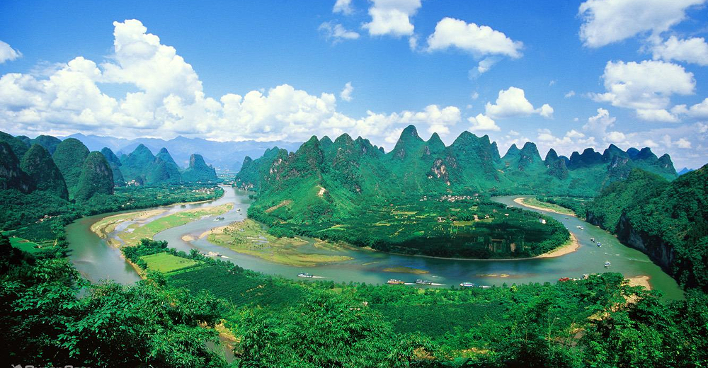 包含景點: 相公山 古石城 陽朔 九馬畫山 楊堤煙雨 灕江竹筏精華遊