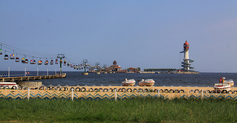 【清凉暑期】南北戴河 金沙湾沙雕大世界 帆船出海豪华二日游【成人