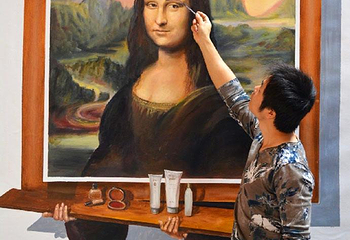 大雁塔3D魔幻画展第 3 张图片