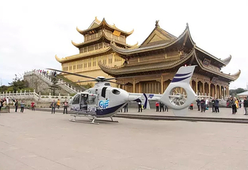 直升机观光飞行·空中瞰峨眉第 1 张图片