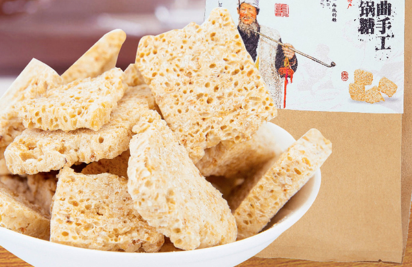 【熊猫有礼】陕西传统零食流曲手工琼锅糖200g*2包(包邮)