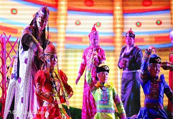 新疆巴音布鲁克《东归·印象》实景演出第 3 张图片