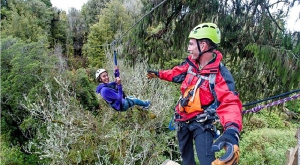 罗托鲁瓦森林滑索