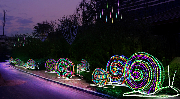 崇州国庆金秋田园灯会