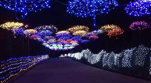 金牛古镇国倾城际梦幻灯光节