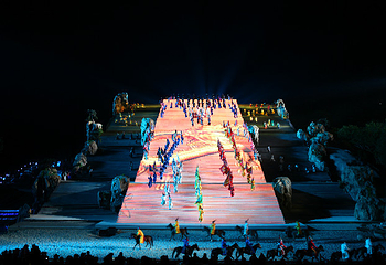 《中华泰山·封禅大典》实景演出第 13 张图片