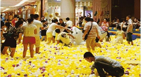 杭州喜悦疯BALL海洋球（城西银泰馆）