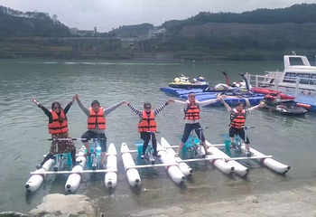 阆中古城嘉陵江观光游船第 5 张图片