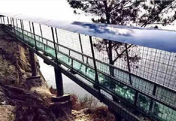 水峪口神潭大峡谷高空玻璃滑漂第 2 张图片