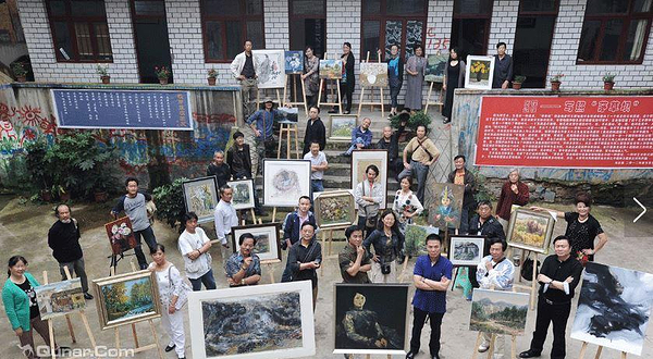 茅草坝职业画家村