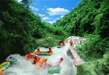 莲花山双溪漂流第 2 张图片