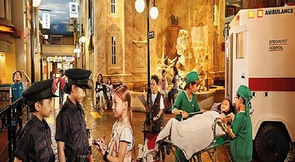 新加坡圣淘沙趣志尼亚儿童职场体验主题乐园