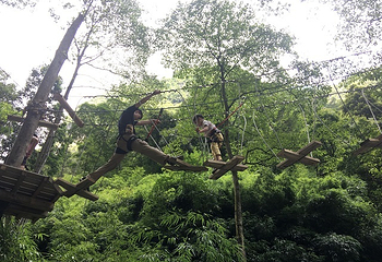 黑山谷峡谷飞越探险乐园第 14 张图片