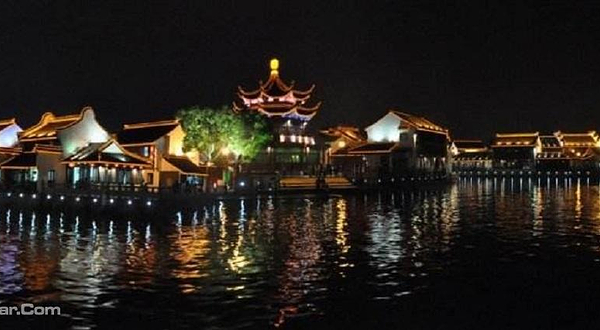 苏州水城巴士夜游