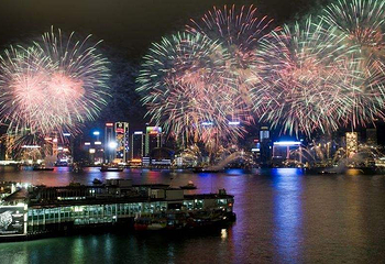 香港烟花汇演第 2 张图片