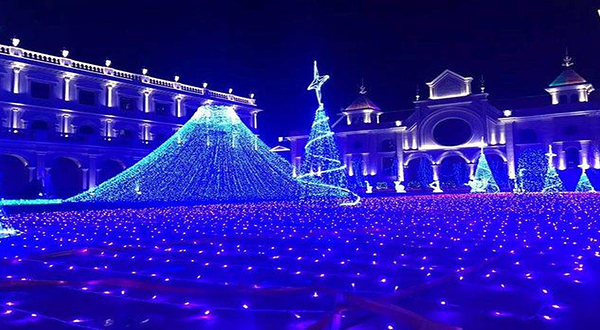 大连东方水城二期灯光秀