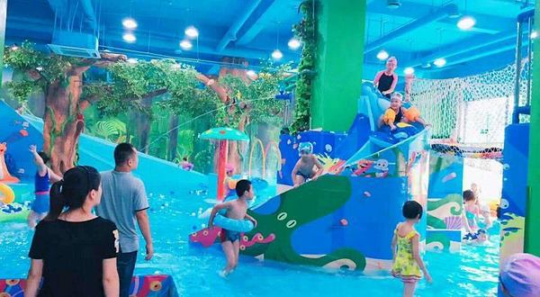 安庆青蛙泡泡室内恒温儿童水上乐园
