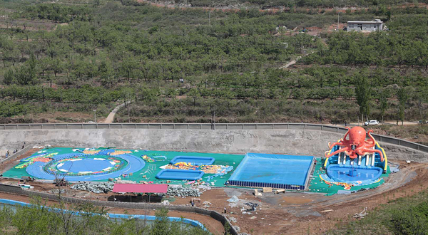 狼牙山独乐山谷高山漂流