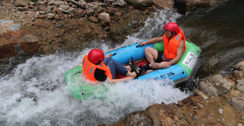 桐庐百岁峡抢滩漂流门票(含景交) 珊瑚岭成人票