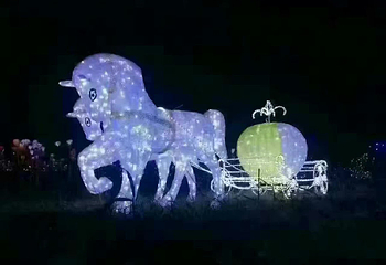 沁阳天鹅湖梦幻灯光节第 4 张图片