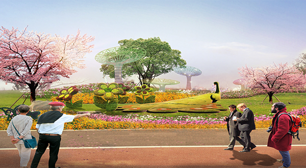 2019眉山樱花博览园新春灯会