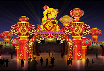 五里河自贡彩灯节第 3 张图片