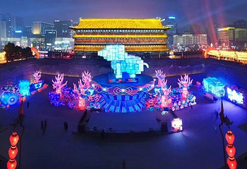 西安城墙灯会第 6 张图片