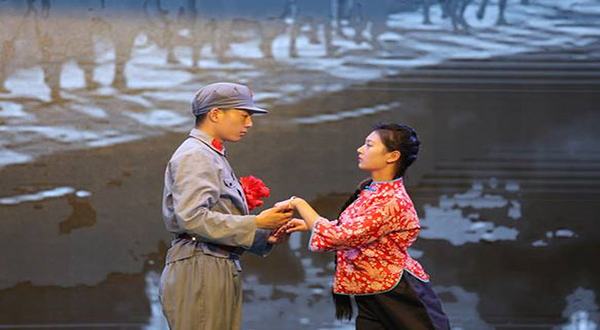 吉安井冈山大型红色主题舞台