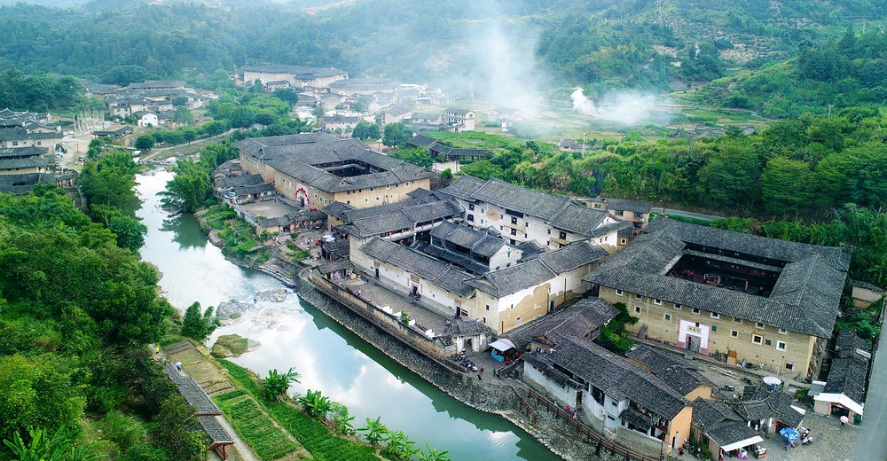 福建永定土楼(高北土楼 洪坑土楼)一日游