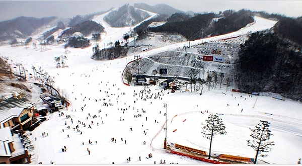 韩国橡树谷Oak Valley滑雪度假村