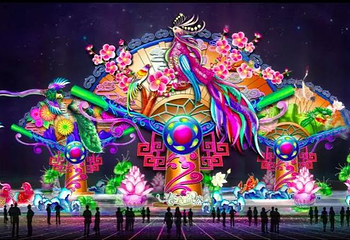 2019首届腾冲冰雪小镇灯光嘉年华第 5 张图片