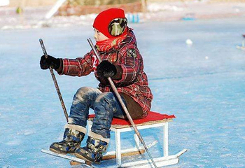 小白河水旱渡口戏雪乐园第 2 张图片