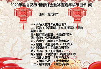 北京2020第二届稻香花海新春灯会暨冰雪嘉年华第 7 张图片