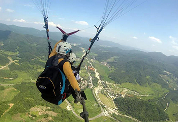 明月山滑翔伞基地第 3 张图片