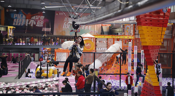 杭州TNT小玩子蹦床公园