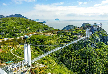 温岭山海之韵高空玻璃桥观景第 9 张图片