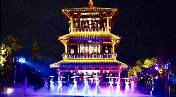 唐山南湖旅游景区《那年芳华》-云凤岛实景演艺