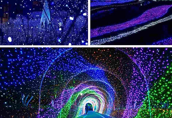 厦门观音山沙雕文化公园风车灯光节第 2 张图片
