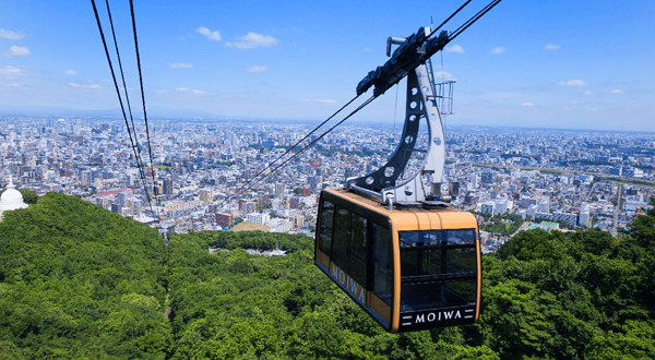 藻岩山空中缆车
